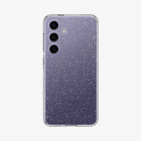 ACS07285 - Galaxy S24 Ultra Case Liquid Crystal Glitter in Crystal Quartz showing the back